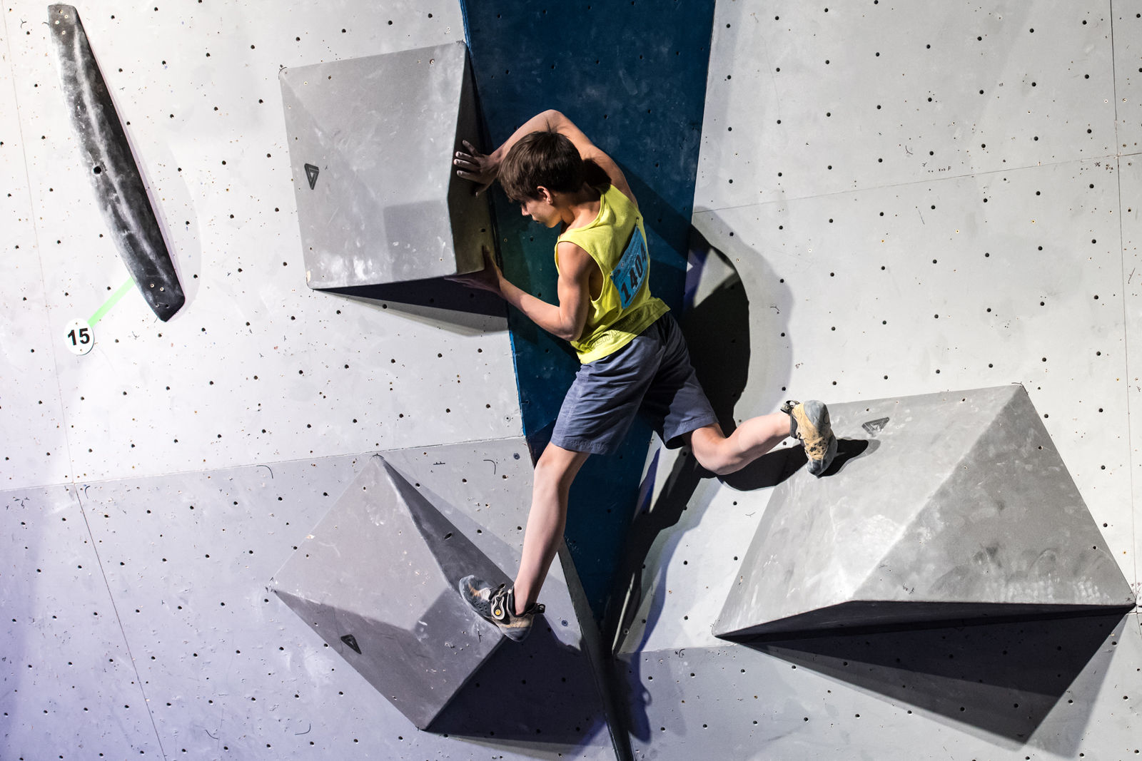 Connor Herson USA Climbing Youth Bouldering Nationals